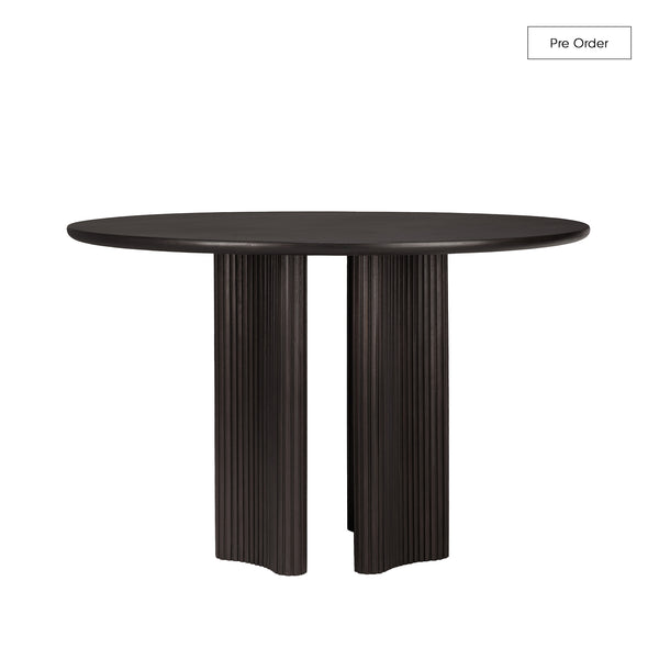 Roller Max Dining Table | Mahogany - Dark Brown (150cm)