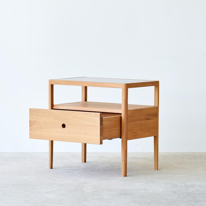 Spindle Bedside Table | Oak