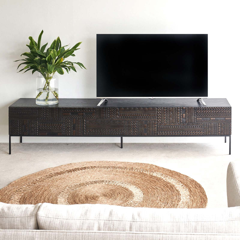 Tabwa TV Console | Teak (240cm)