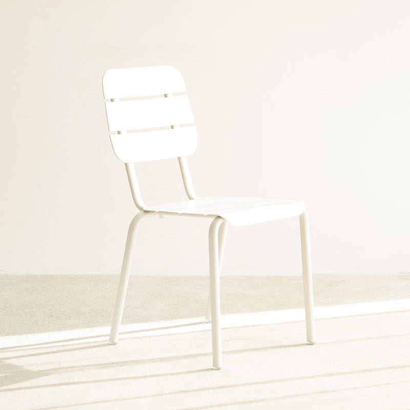 Alicante Outdoor Dining Chair White in Metal from Originals Furniture Singapore