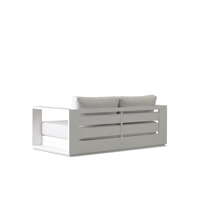 Hayman Outdoor Sofa | 2 Seater White Frame - Grey (170cm)