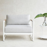 Breeze LX Outdoor Armchair | White (88cm)