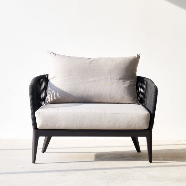 Hamilton Outdoor Armchair in Black | Originals Furniture