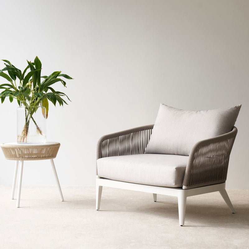 Harbour Outdoor Hamilton Armchair in White from Originals Furniture Singapore
