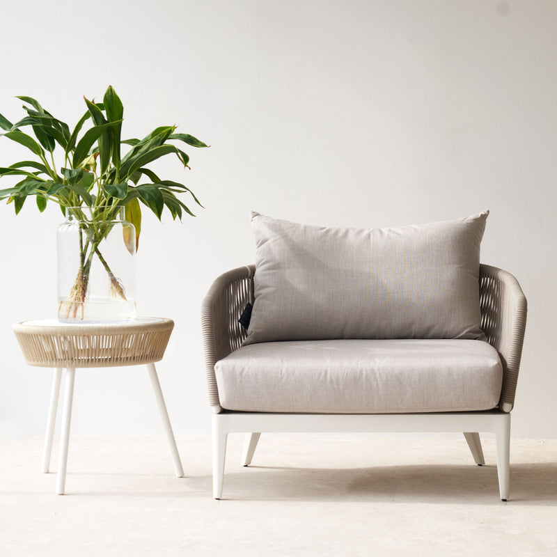 Harbour Outdoor Hamilton Armchair in White from Originals Furniture Singapore