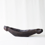 Vintage Teak Carving Boat A