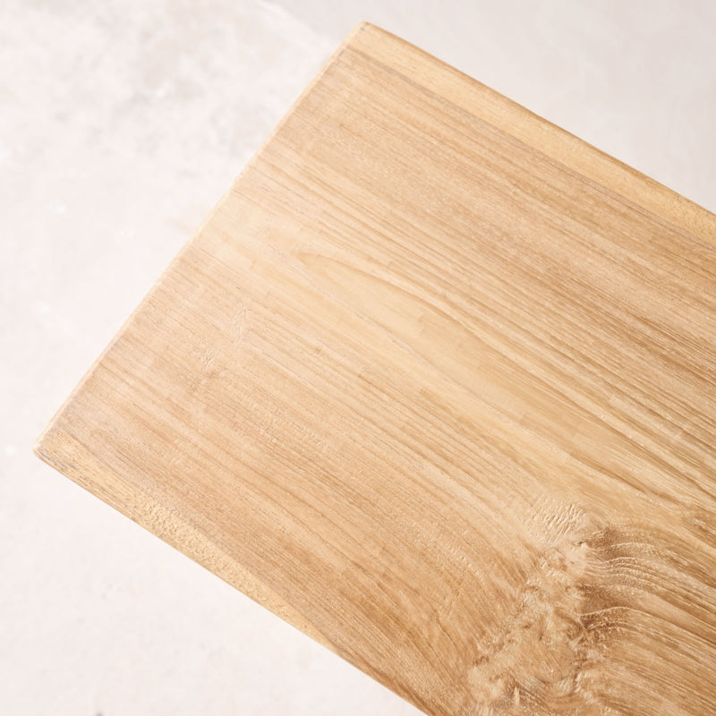 Roca Rustic Console with Shelf | Old Teak - Natural