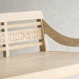 Java Carved Daybed | Teak - Whitewash A (Approx. 200cm)