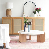 Rattan sideboard 4 doors natural handcrafted from Java with natural hard-wearing rattan weave - $3600