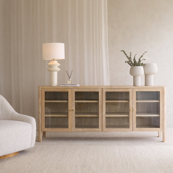 Cetara Sideboard | Whitewash (200cm)
