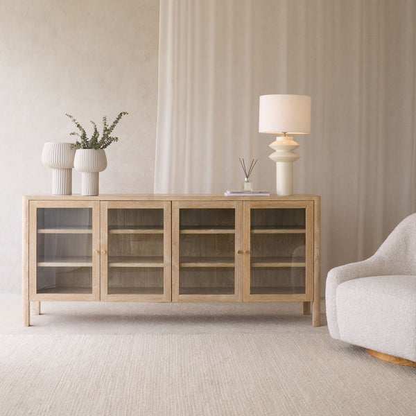 Cetara Sideboard | Whitewash (200cm)