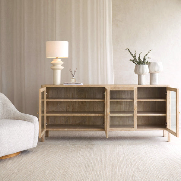 Cetara Sideboard | Whitewash (200cm)