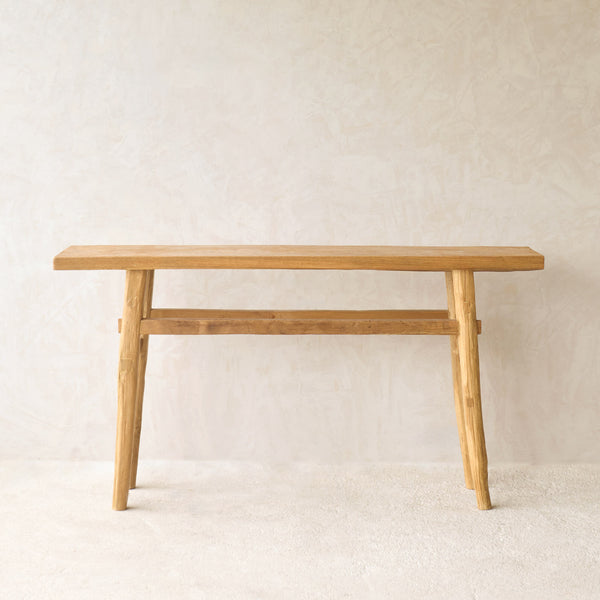 Roca Rustic Console | Old Teak - Natural (150cm)