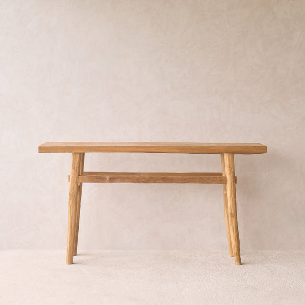 Roca Rustic Console | Old Teak - Natural (150cm)