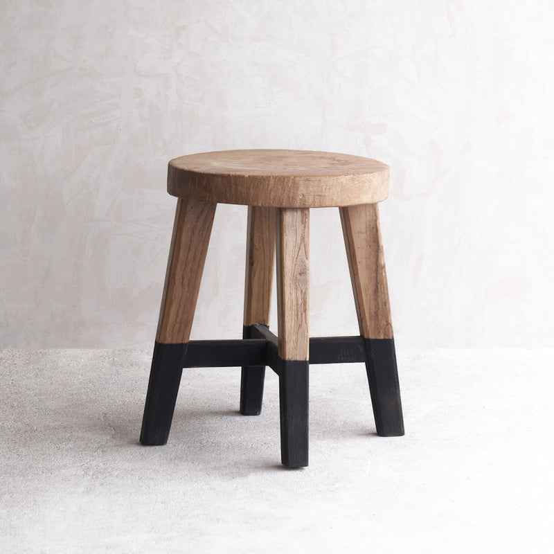Java Stool Black Legs