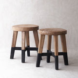 Java Stool Black Legs