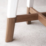 Teak Java Stool Natural Legs