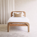 Plough Bed Frame | Teak - Natural (Singapore Super Single)