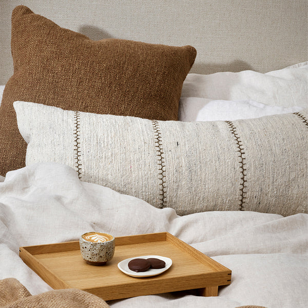 Kalahari Lumbar Cushion | Ecru (40 x 90cm)