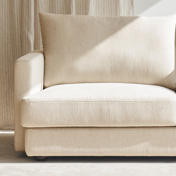 Lucy Fabric Sofa | Cream
