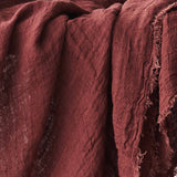 Throw Linen Fringe - Argile