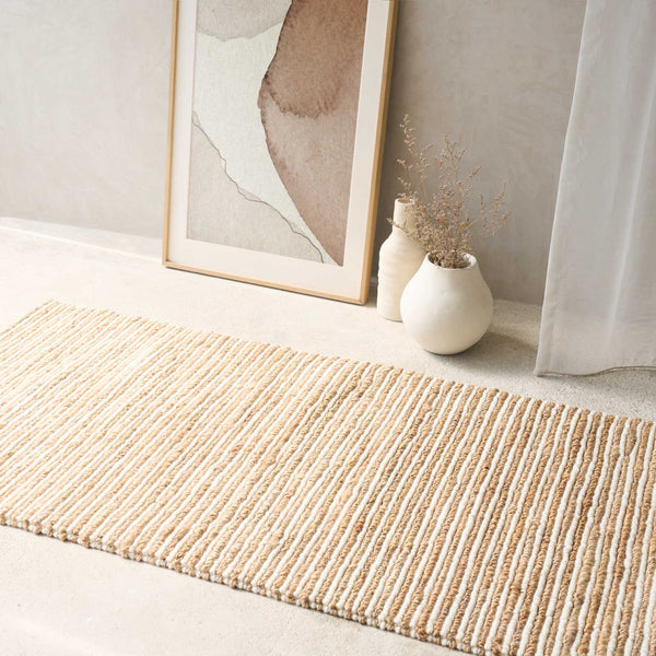 Miri Wool & Hemp Runner | Natural