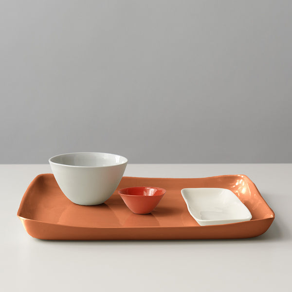 Square Platter Large | Orange