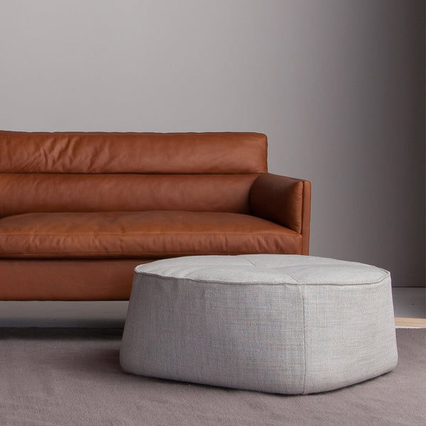 Arbor Ottoman | Bespoke Fabric/Leather (73cm)