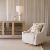 Belize Fabric Armchair | Arctic (77cm) - Originals Furniture