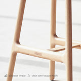 Odd Bar Stool | Oak Frame - Bespoke Leather