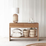 Ossett Open Back Console | Teak - Natural