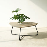 Fiji Outdoor Coffee Table in Black and Teak from Originals Furniture Singapore