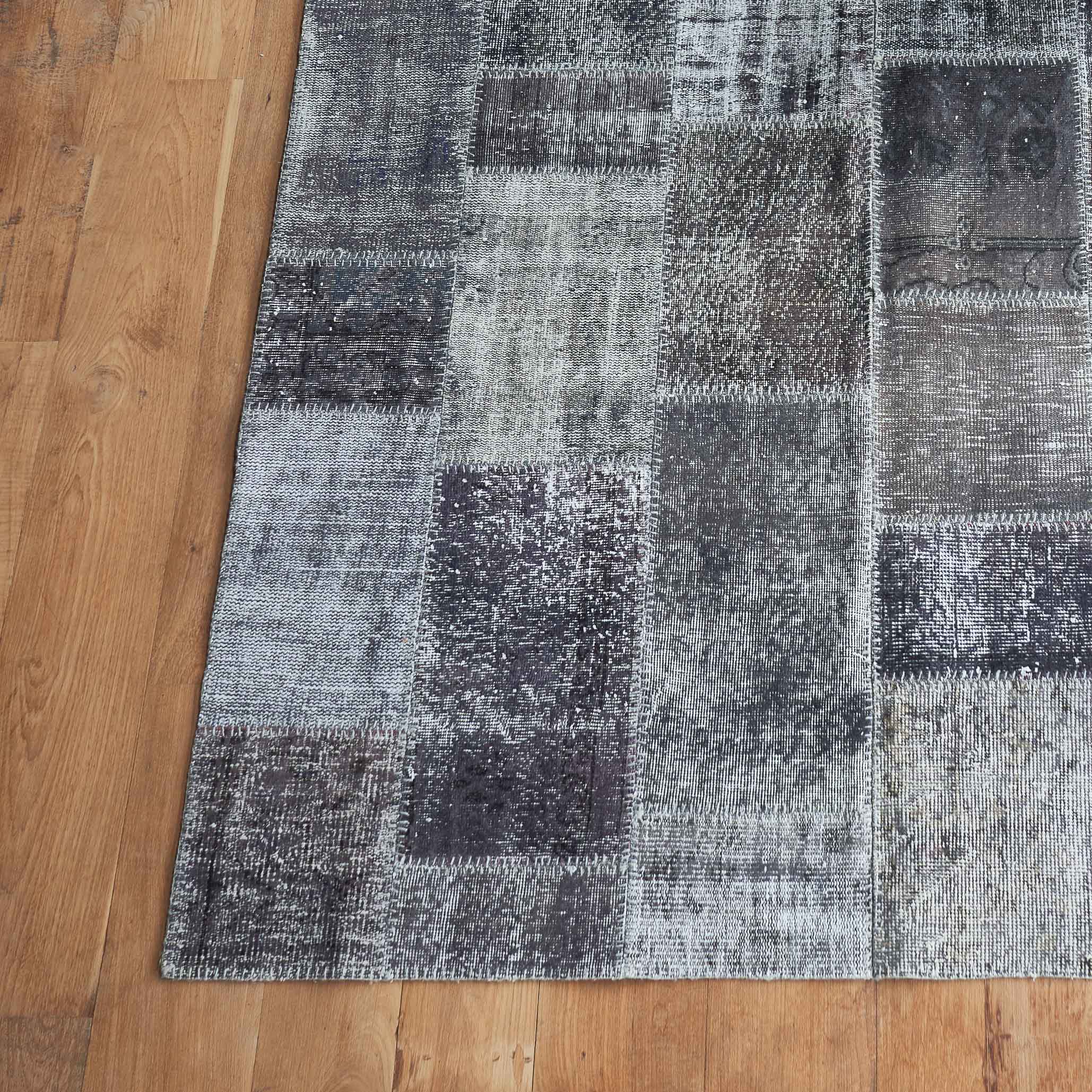 Patchwork Rug | Rustic Grey W186 x L245cm – Originals Furniture
