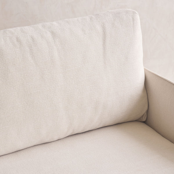 Pensive 2 Seater Fabric Sofa | Blonde Oak - Eva