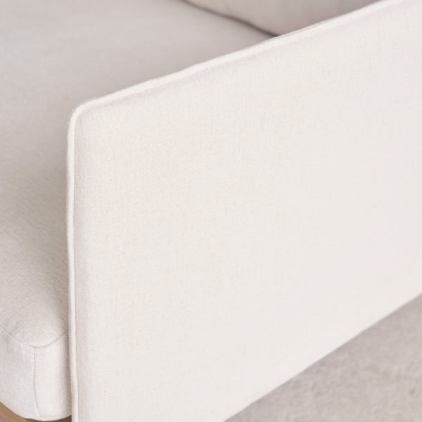 Pensive 2 Seater Fabric Sofa | Blonde Oak - Eva