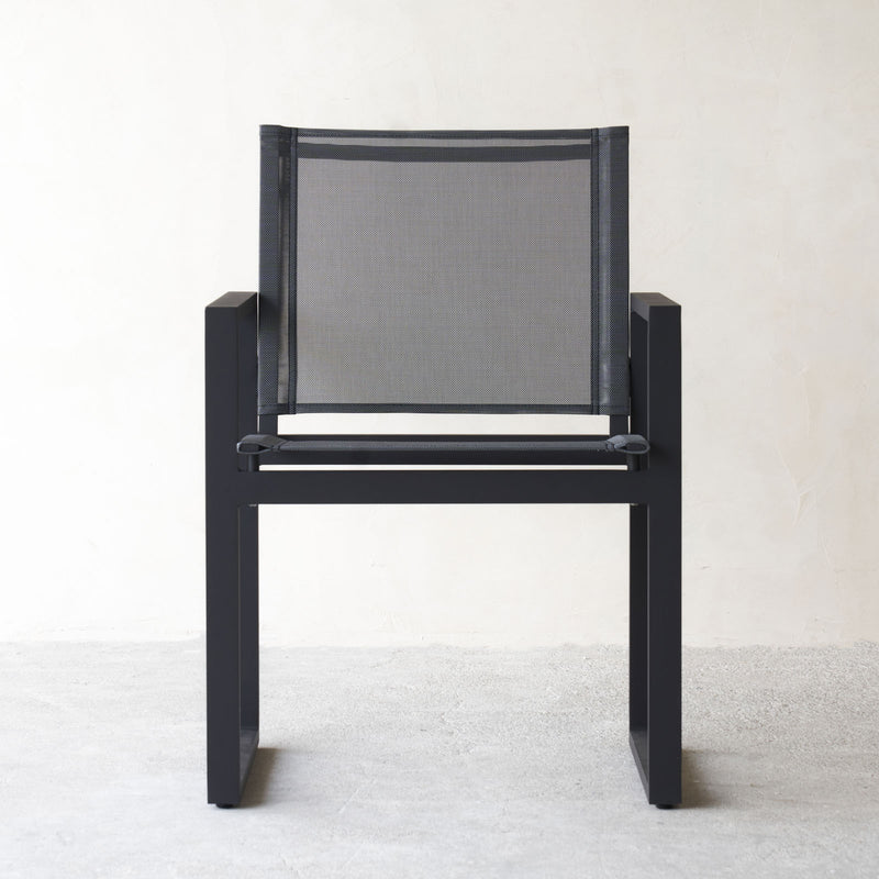Piano Dining Chair With Arms | Asteroid (58cm)