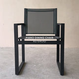 Piano Dining Chair With Arms | Asteroid (58cm)