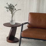 Ethnicraft Oblic Side Table Teak brown from Originals Furniture Singapore