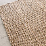 Andrea Large Knot Hemp Rug | Natural