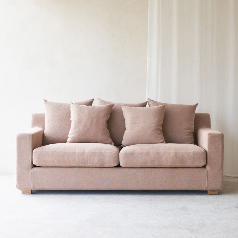 Pink Beccy Fabric Sofa