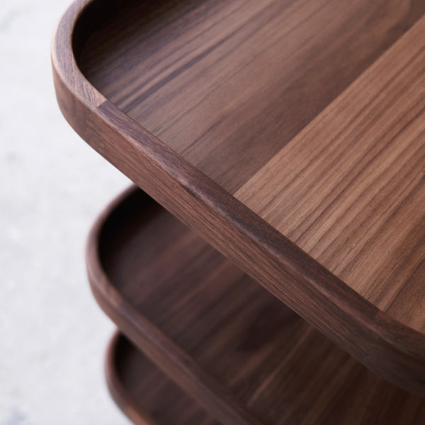 Humla Low Rack | Walnut