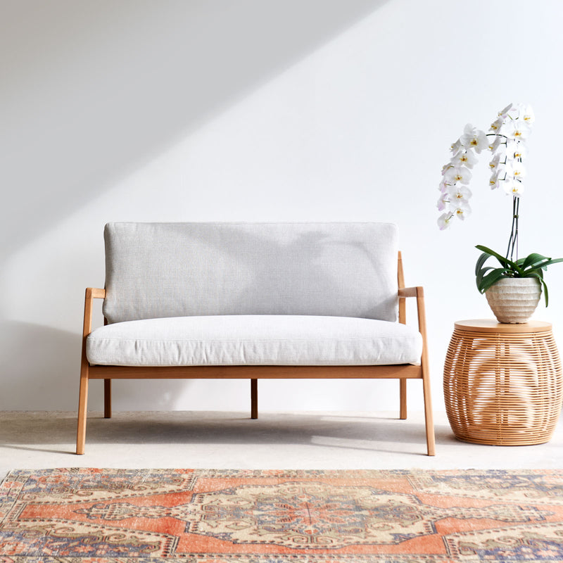 Nysse Sofa | 2 Seater - Bespoke Fabric & Leather (135cm)