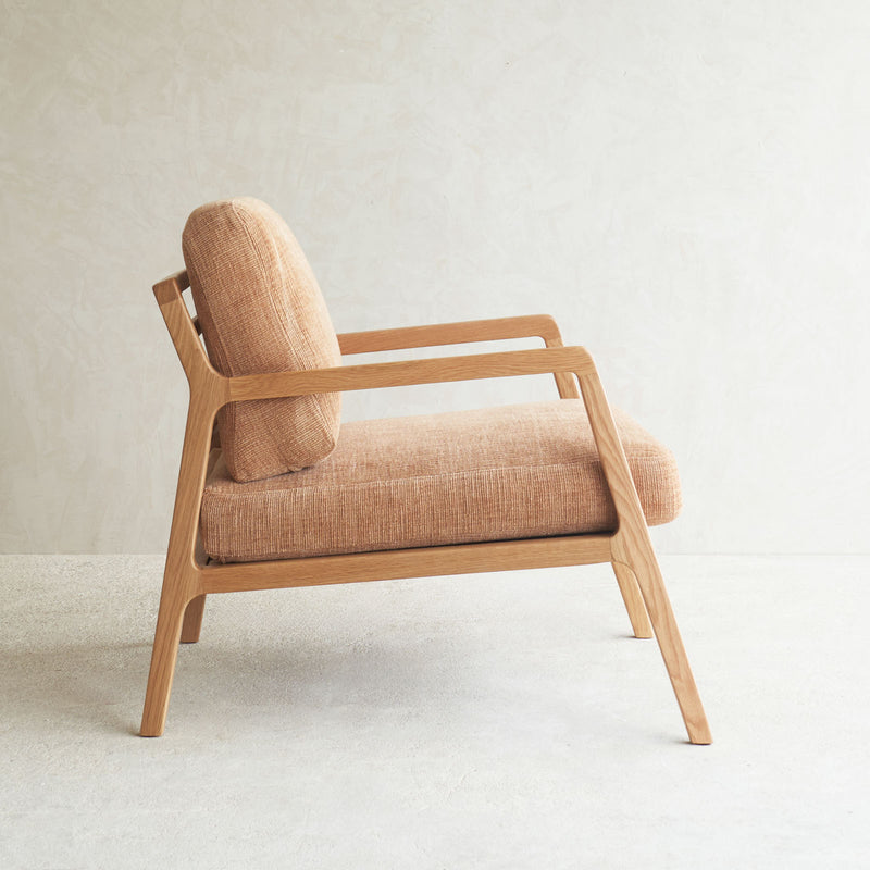 Nysse Armchair | Oak Frame - Sherpa Yak