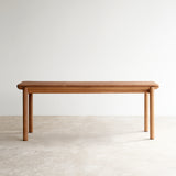 Folk Bench | Oak Frame - Canyon (160cm)