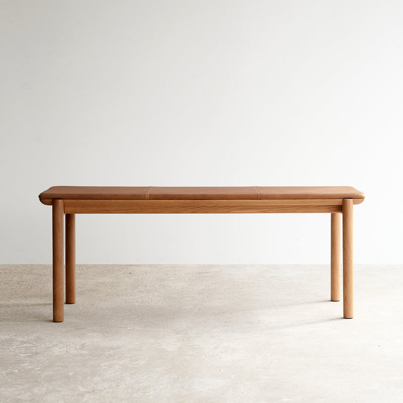Folk Bench | Oak Frame - Canyon (160cm)
