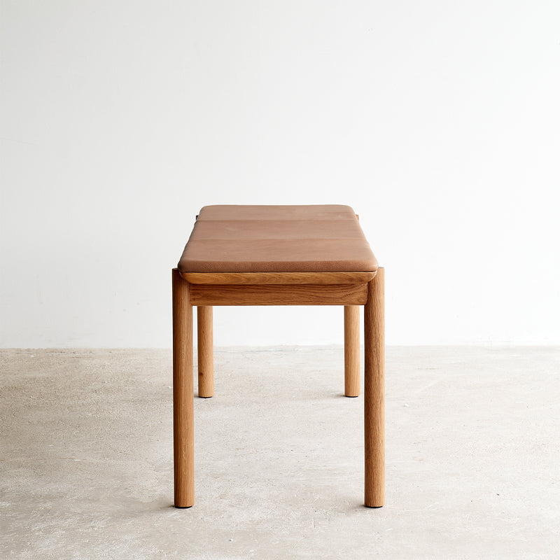 Folk Bench | Oak Frame - Canyon (160cm)