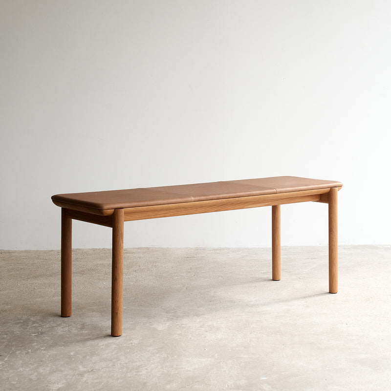 Folk Bench | Oak Frame - Canyon (160cm)