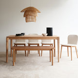 Folk Bench | Oak Frame - Canyon (160cm)