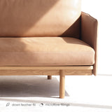 Pensive 2, 2.5 & 3.5 Seater Leather Sofa | Canyon