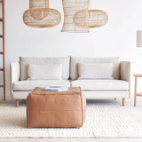 Weekend Fabric Sofa | 3 Seater - Sand (190cm)